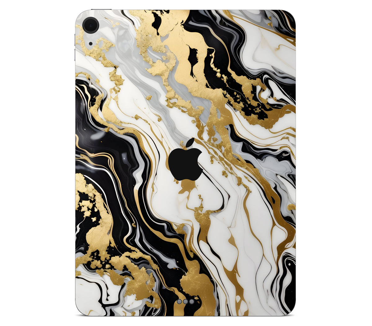 iPad Air 13" (M3) skin, Gold Flare, back skin with logo cutout