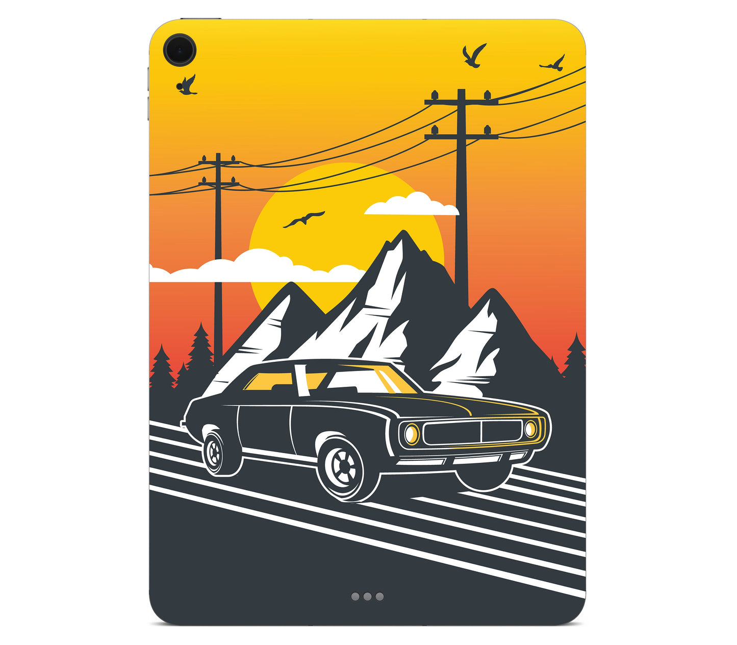 iPad Air 13" (M3) skin, Last Ride, back skin