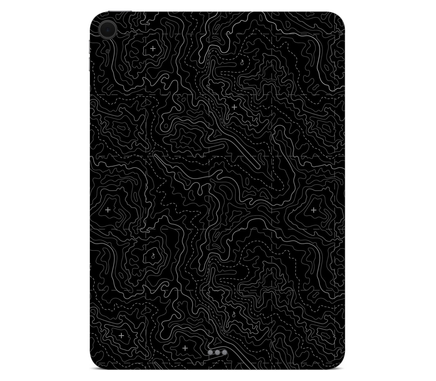 iPad Air 13" (M4) skin, Lockdown (Blackout), back skin without logo cutout