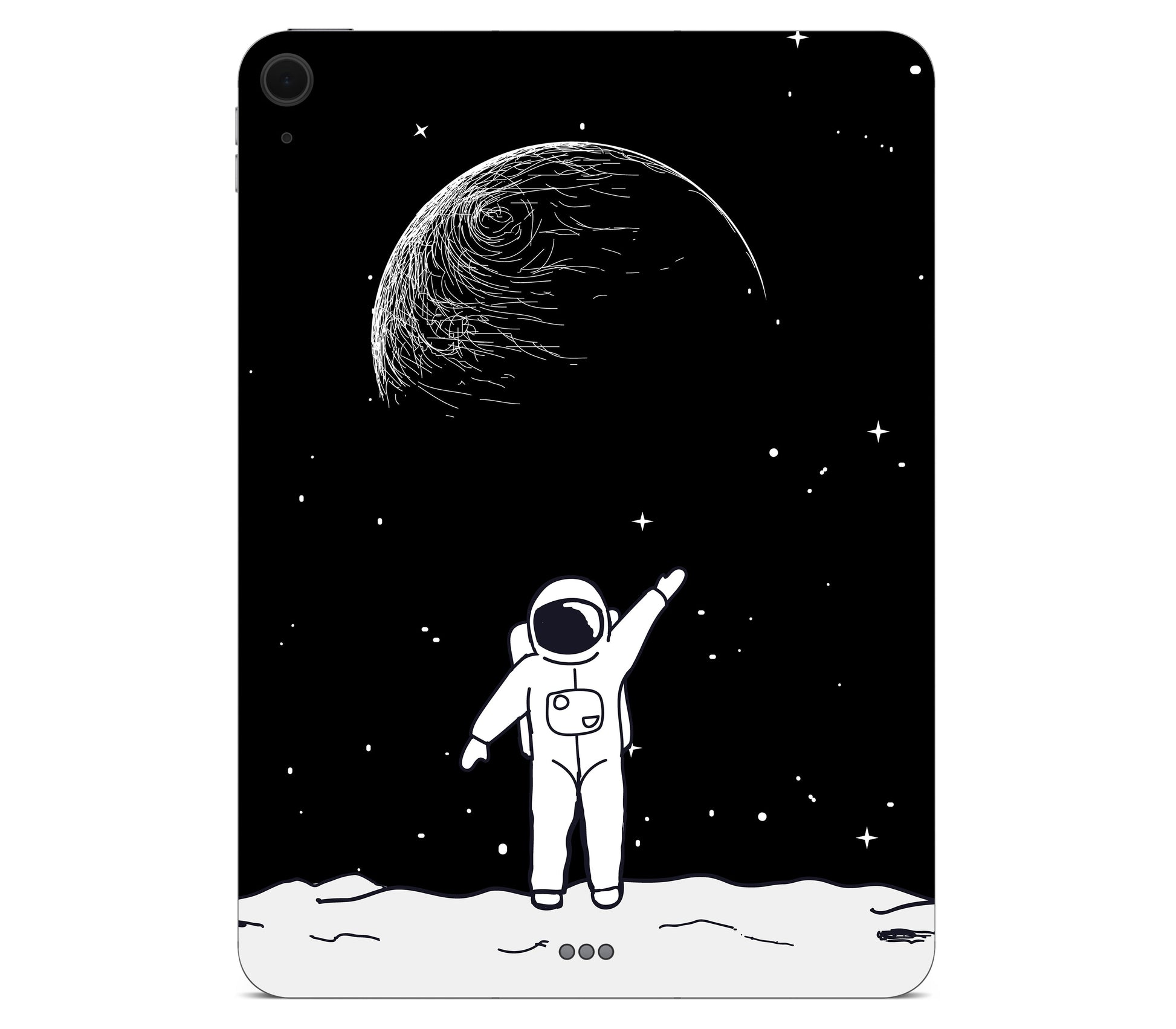 iPad Air 13" (M4) skin, Moonwave, back skin