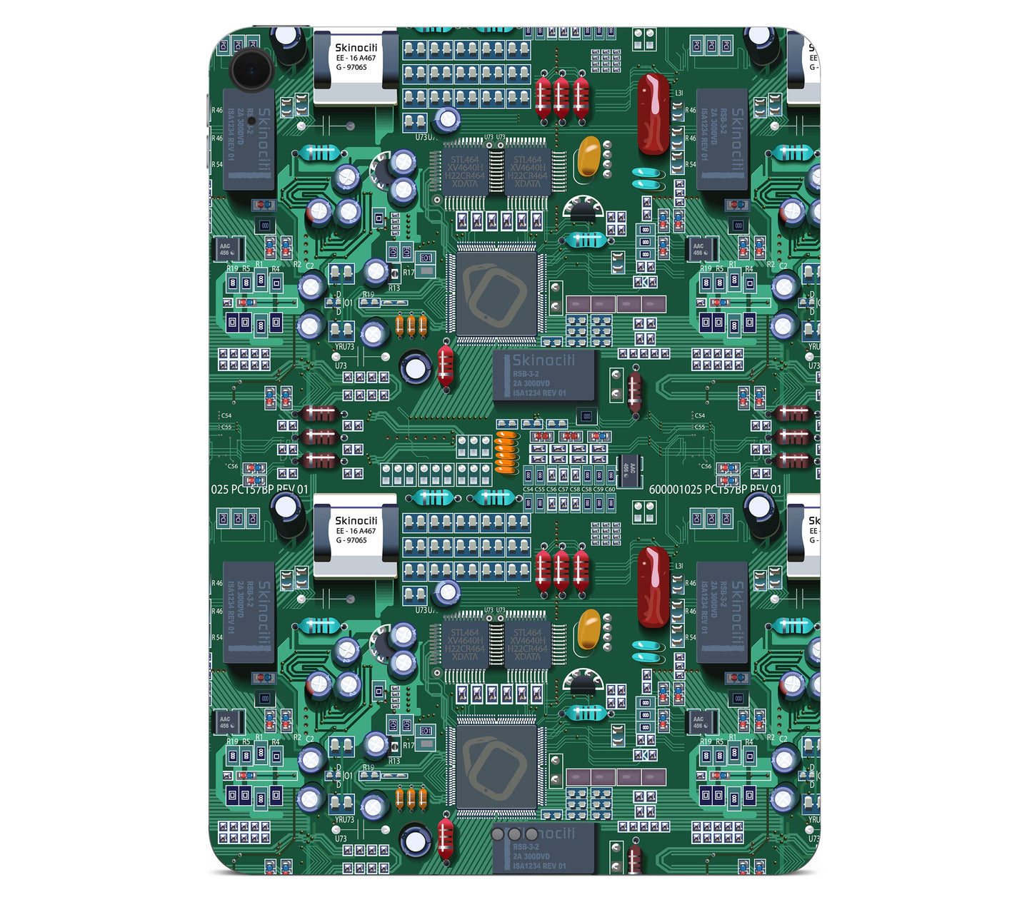 iPad Air 13" (M4) skin, Terminal, back skin without logo cutout