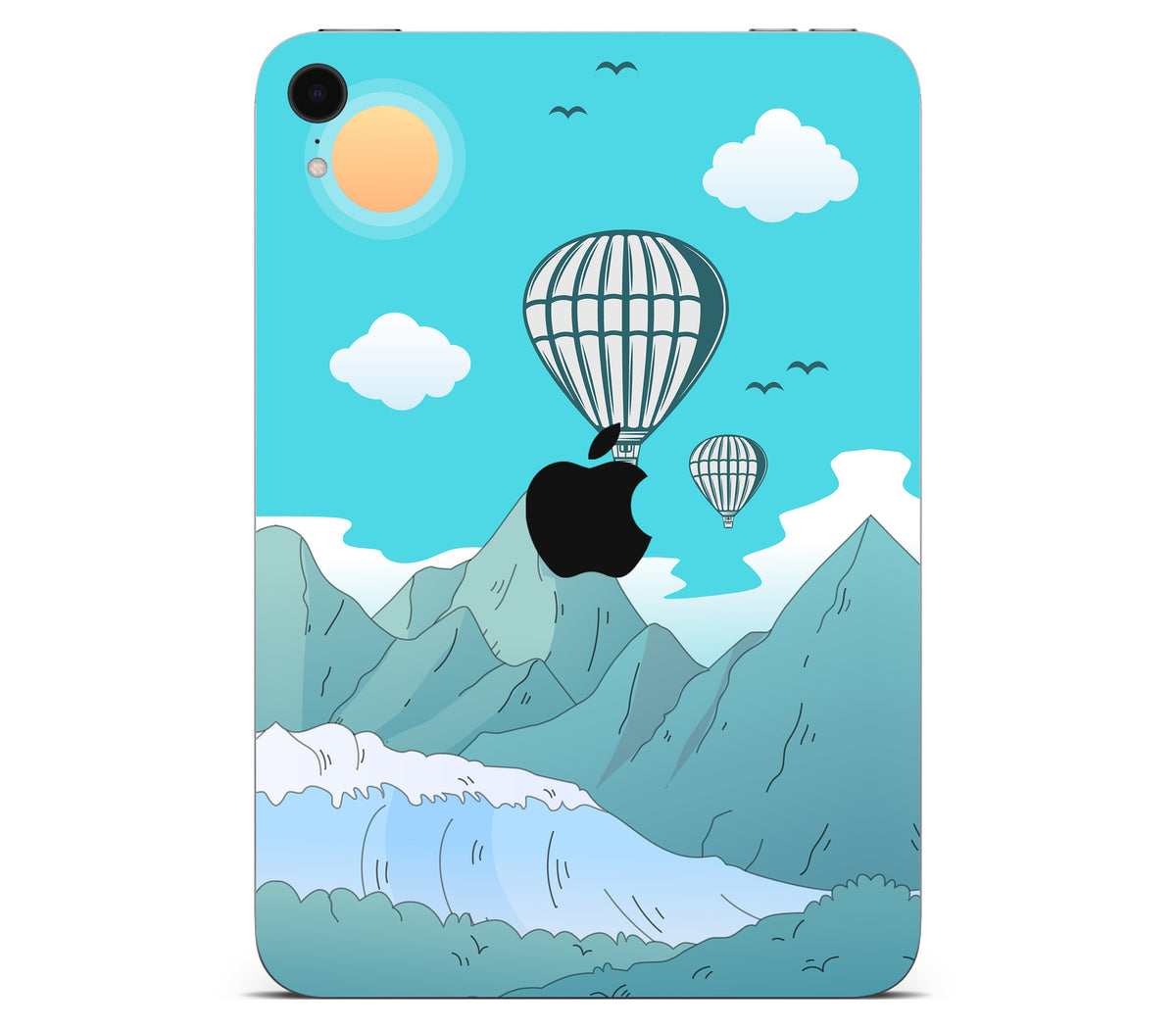 iPad Mini 6 skin, Altitude Error, back skin with logo cutout