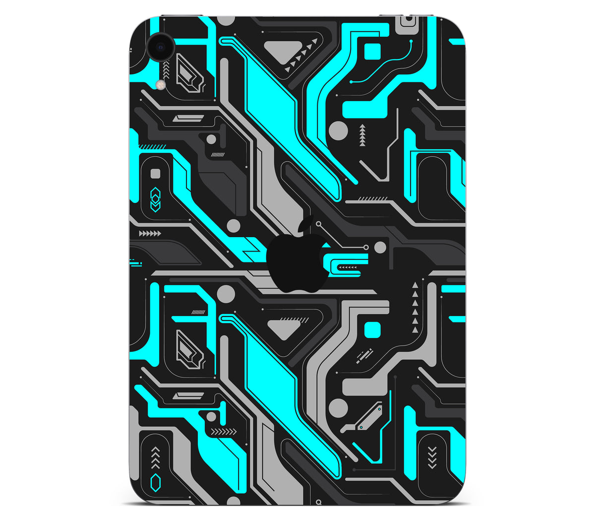 iPad Mini 7 (A17 Pro) skin, Code Rot (Glitch), back skin with logo cutout
