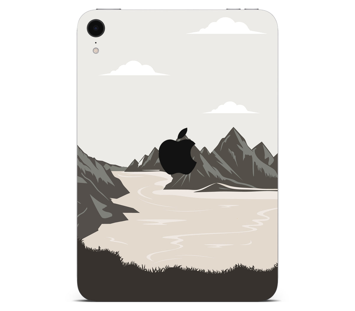 iPad Mini 7 (A17 Pro) skin, Dope Valley, back skin with logo cutout