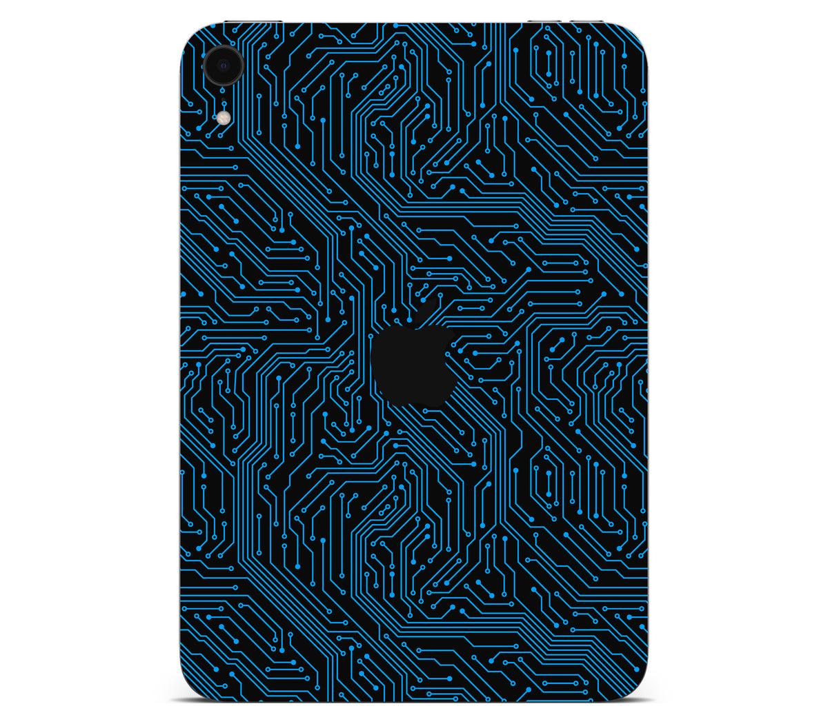 iPad Mini 7 (A17 Pro) skin, Eternal Blue, back skin with logo cutout