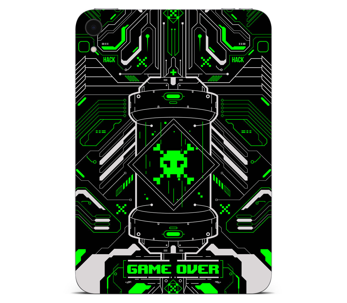 iPad Mini 7 (A17 Pro) skin, Fatal Error (Acid), back skin