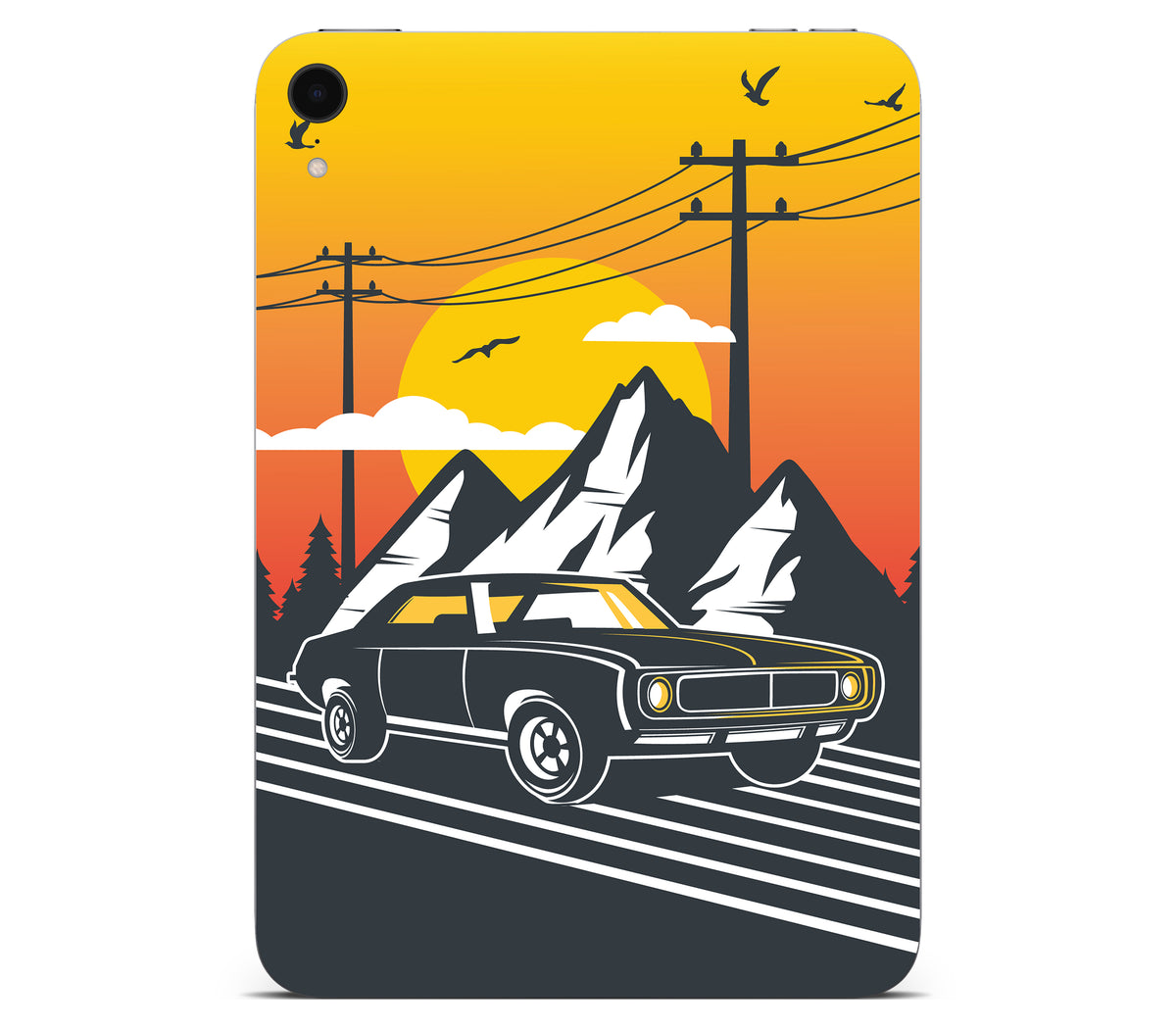 iPad Mini 7 (A17 Pro) skin, Last Ride, back skin