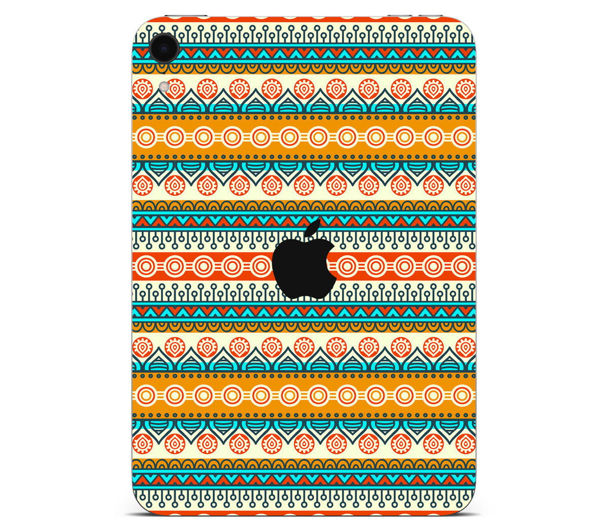 iPad Mini 7 (A17 Pro) skin, Rangoli, back skin with logo cutout