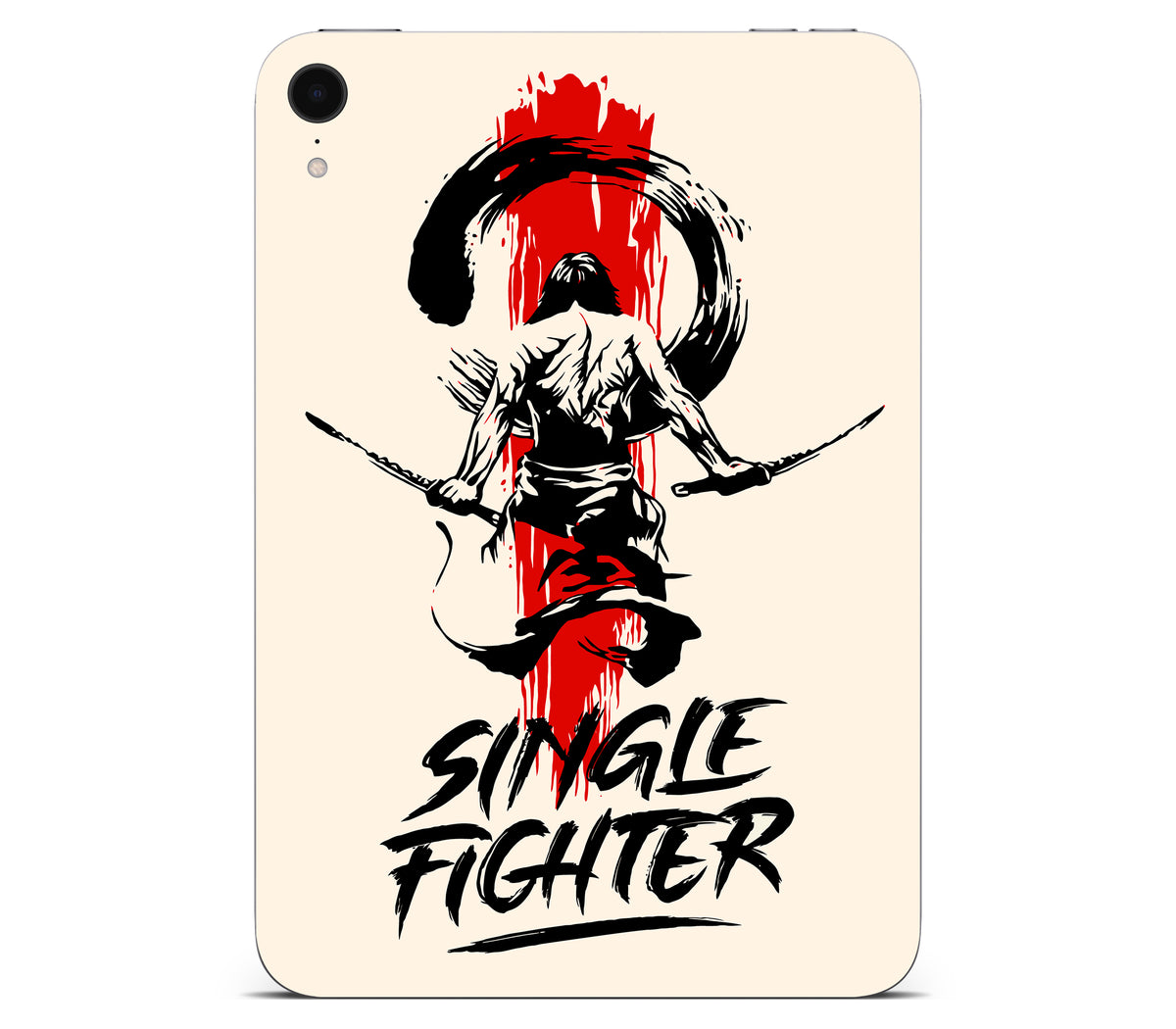 iPad Mini 7 (A17 Pro) skin, Samurai, back skin