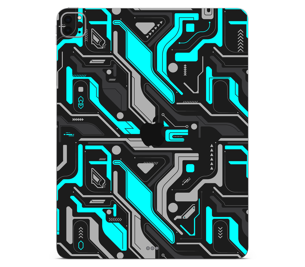 iPad Pro 11" (2021, Gen 3) skin, Code Rot (Glitch), back skin with logo cutout