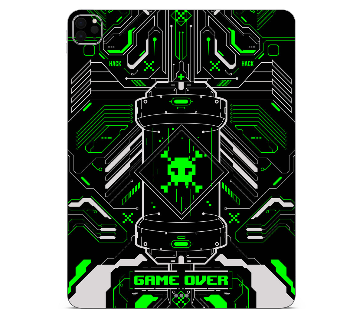 iPad Pro 11" (2022, Gen 4) skin, Fatal Error (Acid), back skin