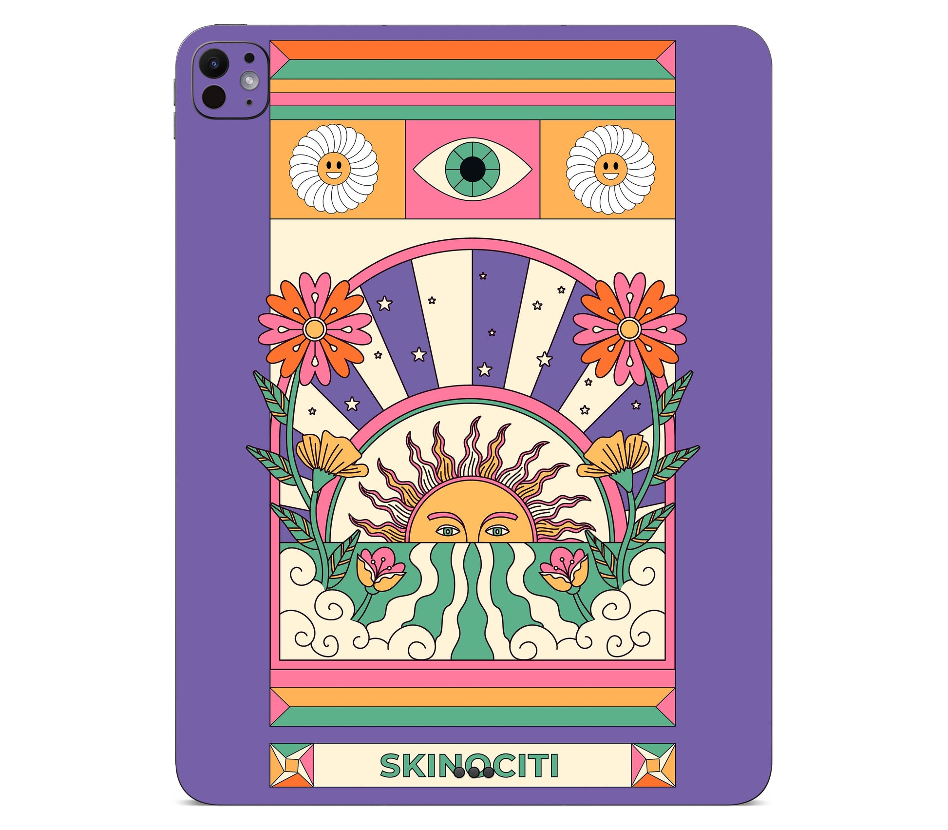 iPad Pro 11" (M5) skin, Acidic Glare, back skin