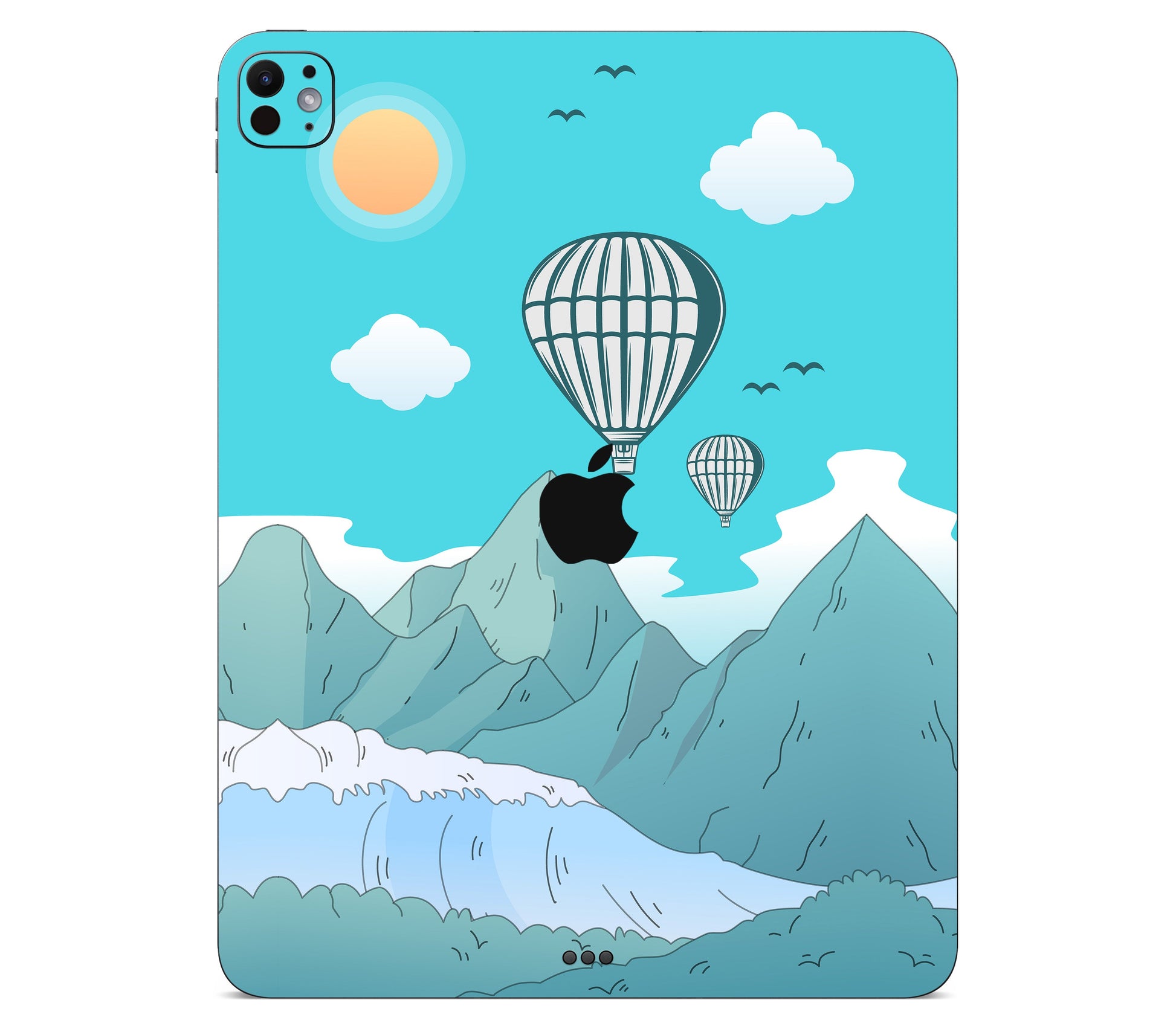 iPad Pro 11" (M5) skin, Altitude Error, back skin with logo cutout