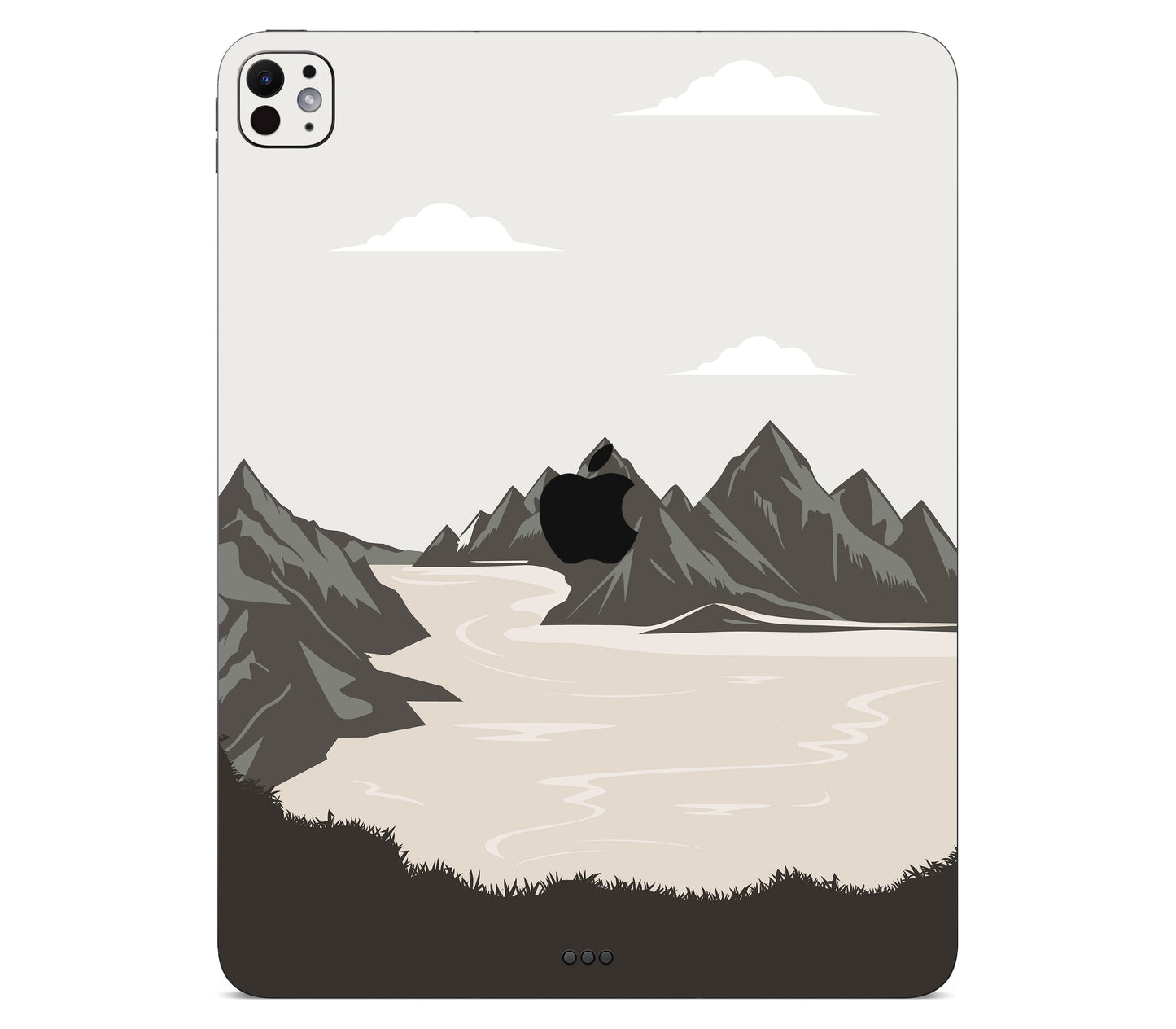 iPad Pro 11" (M5) skin, Dope Valley, back skin with logo cutout