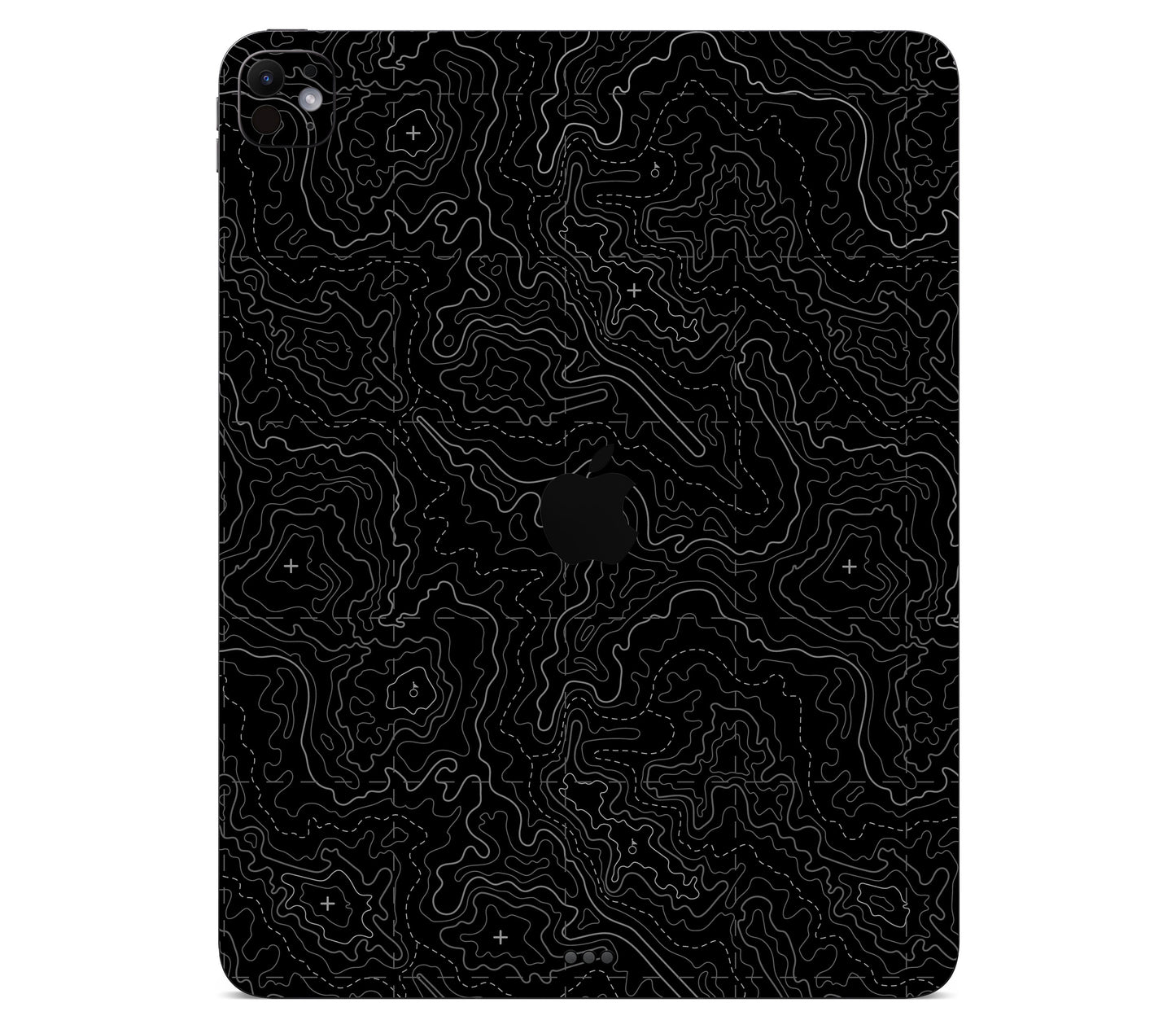 iPad Pro 11" (M5) skin, Lockdown (Blackout), back skin with logo cutout