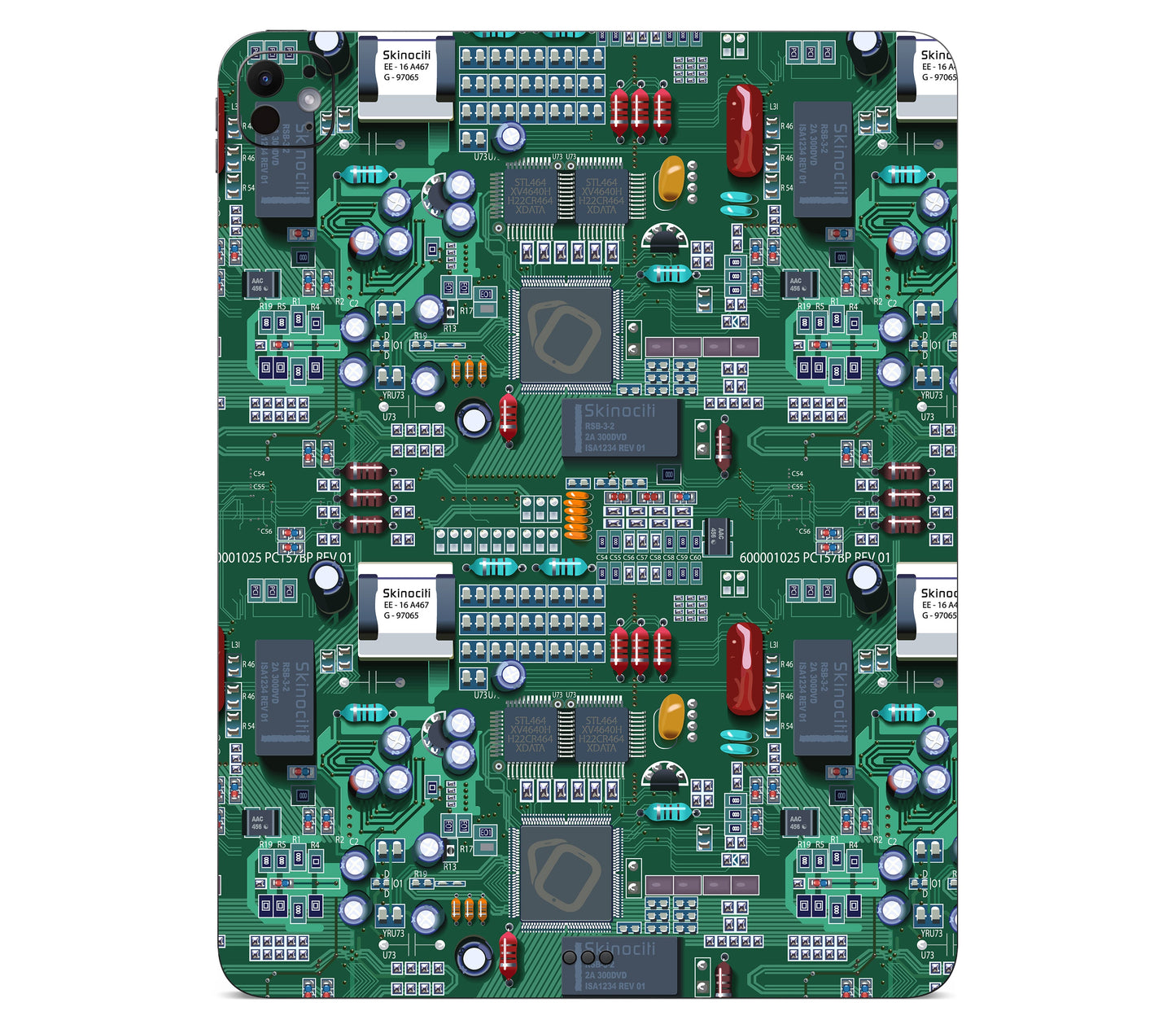 iPad Pro 11" (M5) skin, Terminal, back skin without logo cutout