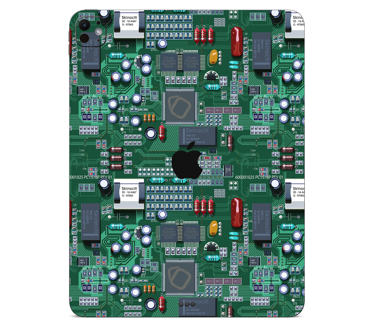 iPad Pro 11" (M5) skin, Terminal, back skin with logo cutout