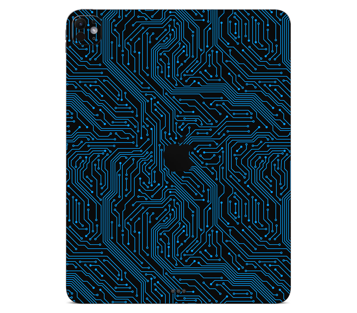 iPad Pro 13" (M5) skin, Eternal Blue, back skin with logo cutout