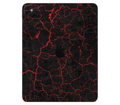 iPad Pro 13" (M5) skin, Hellcrack, back skin with logo cutout