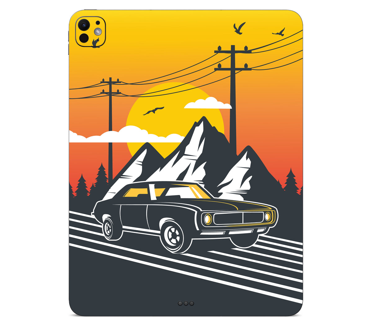 iPad Pro 13" (M5) skin, Last Ride, back skin