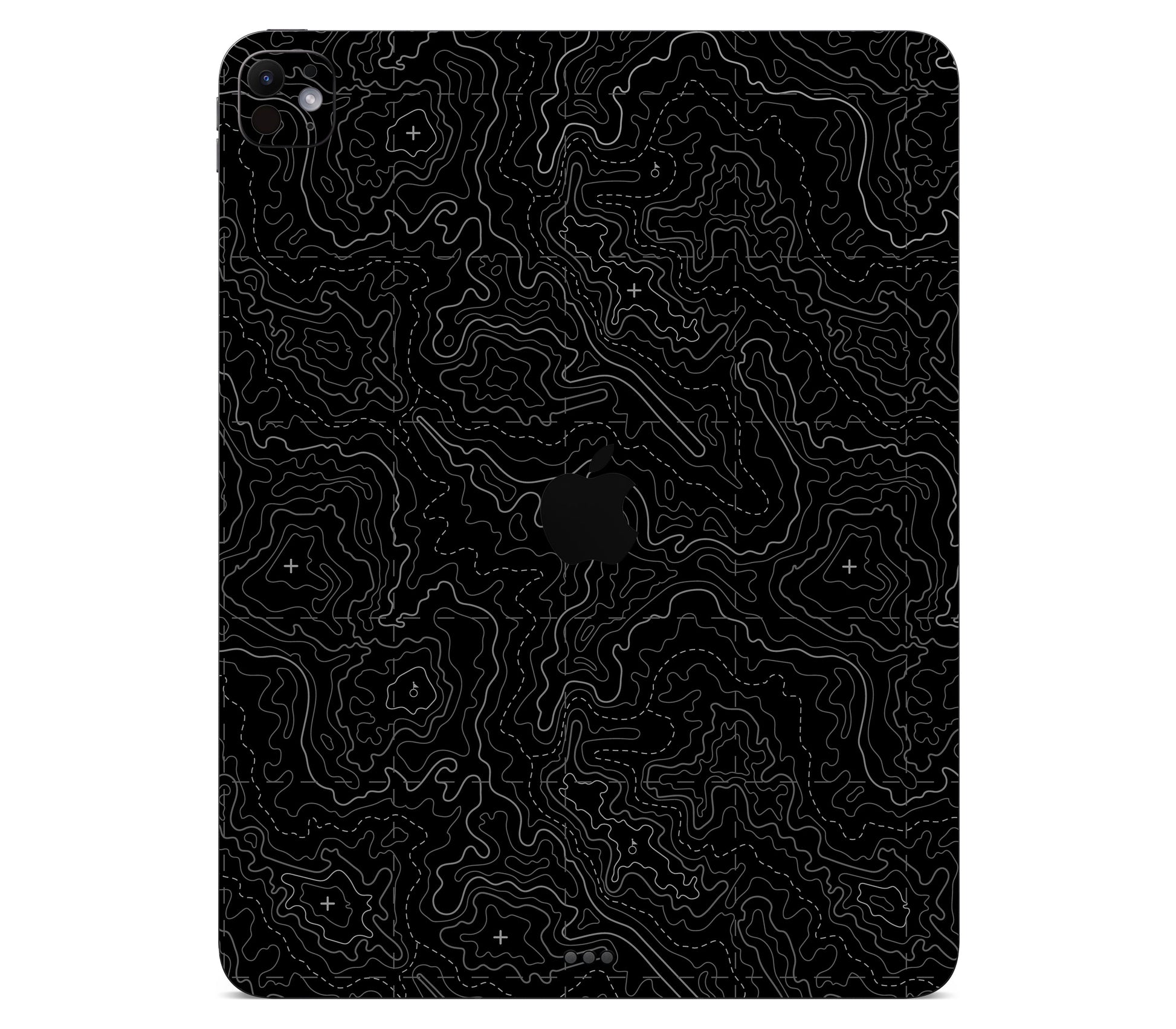 iPad Pro 13" (M5) skin, Lockdown (Blackout), back skin with logo cutout