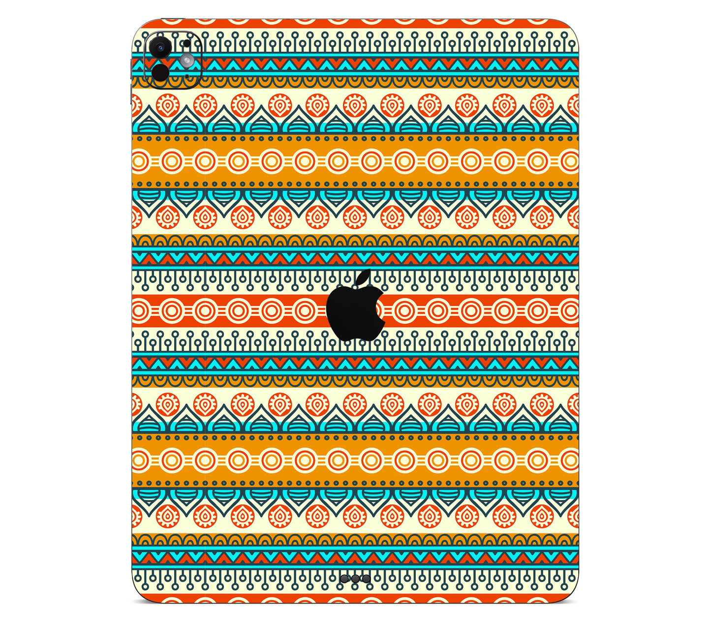 iPad Pro 13" (M5) skin, Rangoli, back skin with logo cutout