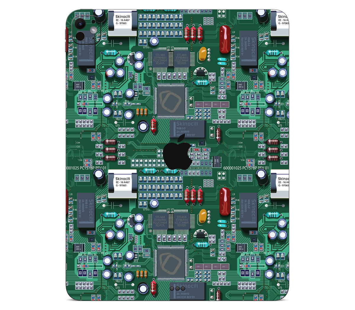 iPad Pro 13" (M5) skin, Terminal, back skin with logo cutout
