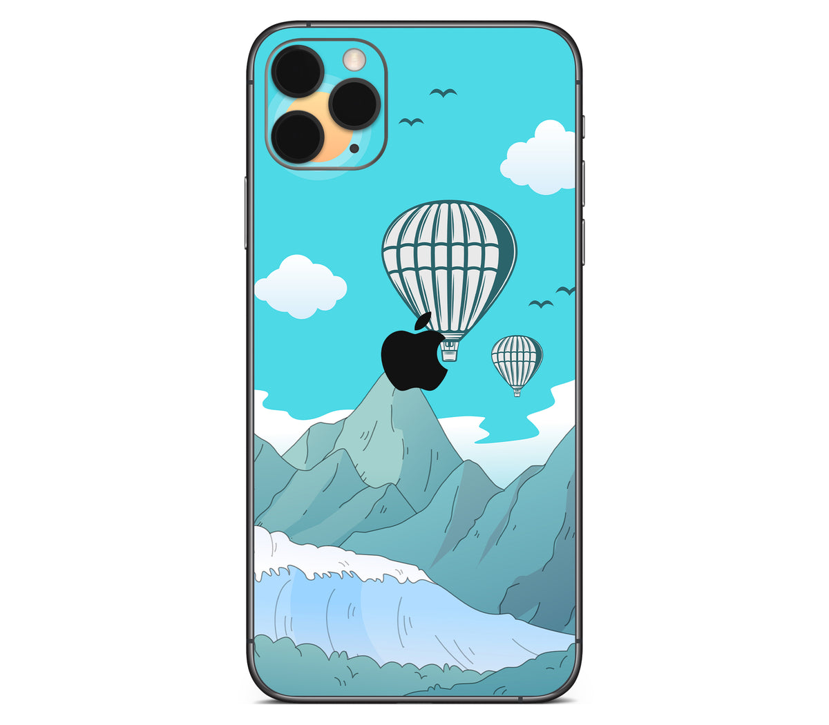 iPhone 11 Pro skin, Altitude Error, back skin with logo cutout