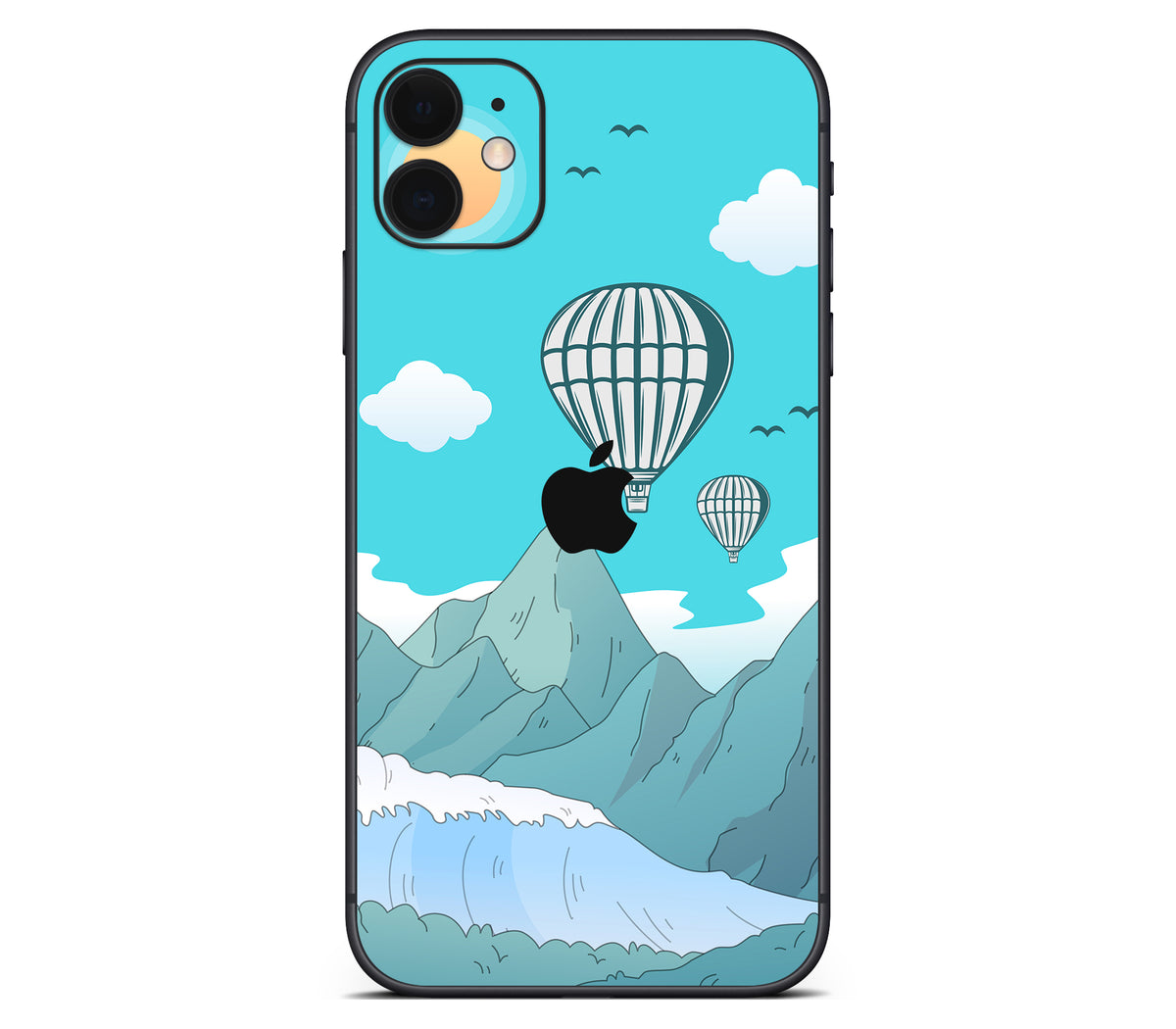 iPhone 11 skin, Altitude Error, back skin with logo cutout