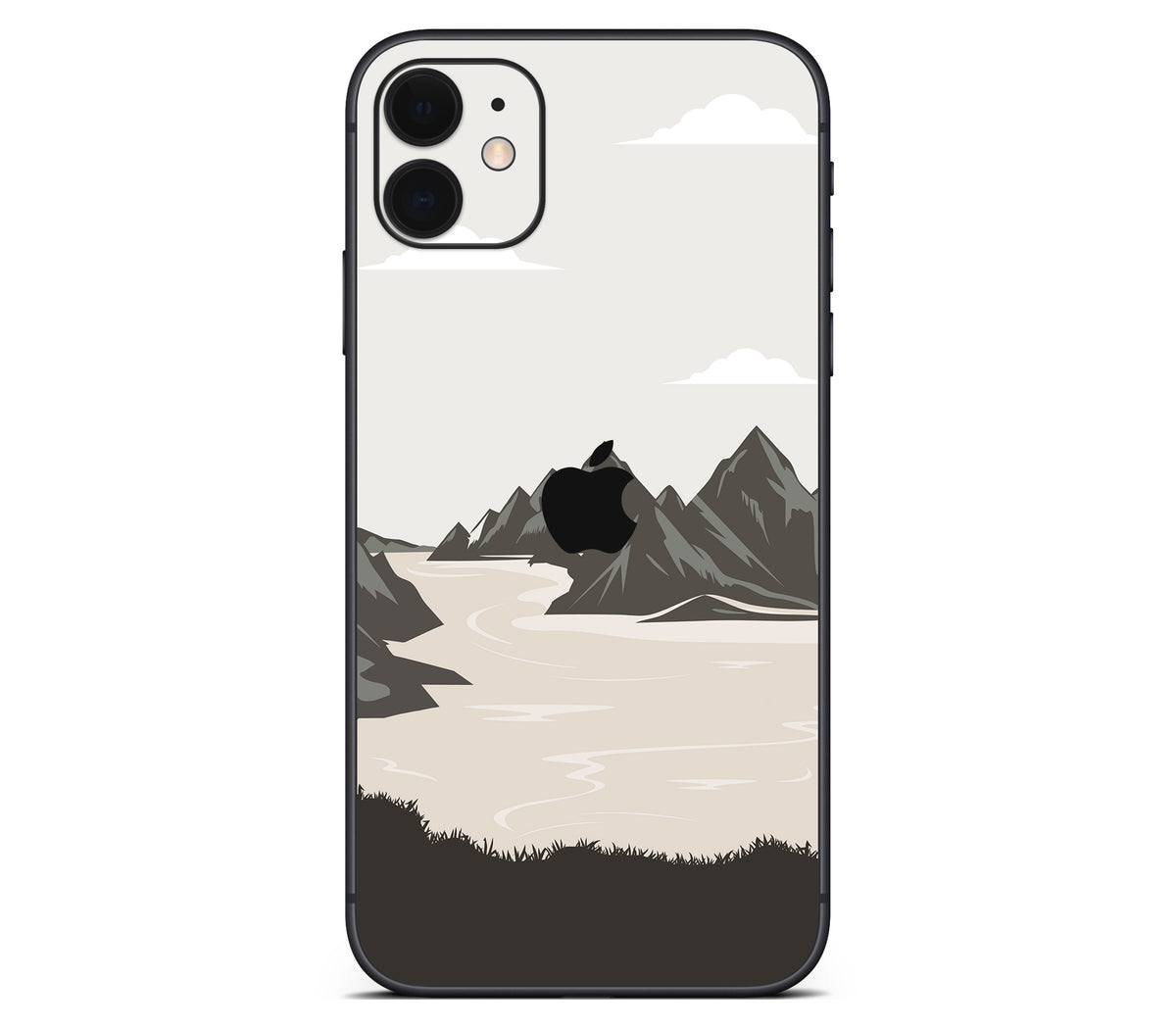 iPhone 11 skin, Dope Valley, back skin with logo cutout