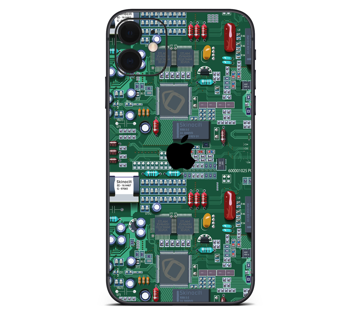 iPhone 11 skin, Terminal, back skin with logo cutout