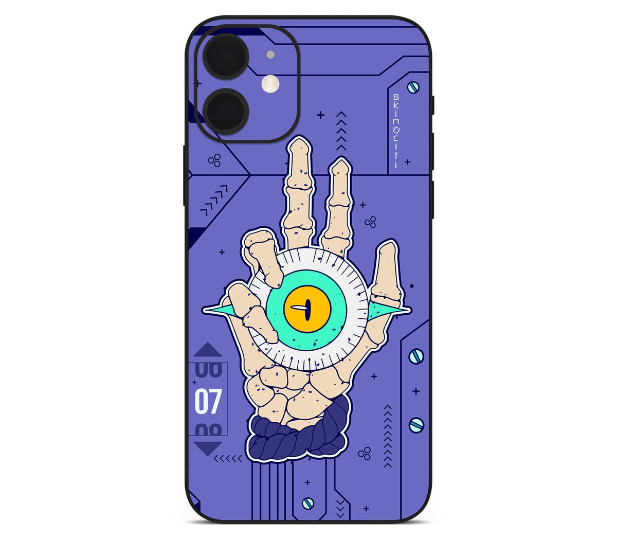 iPhone 12 Mini skin, Hypnotic, back skin