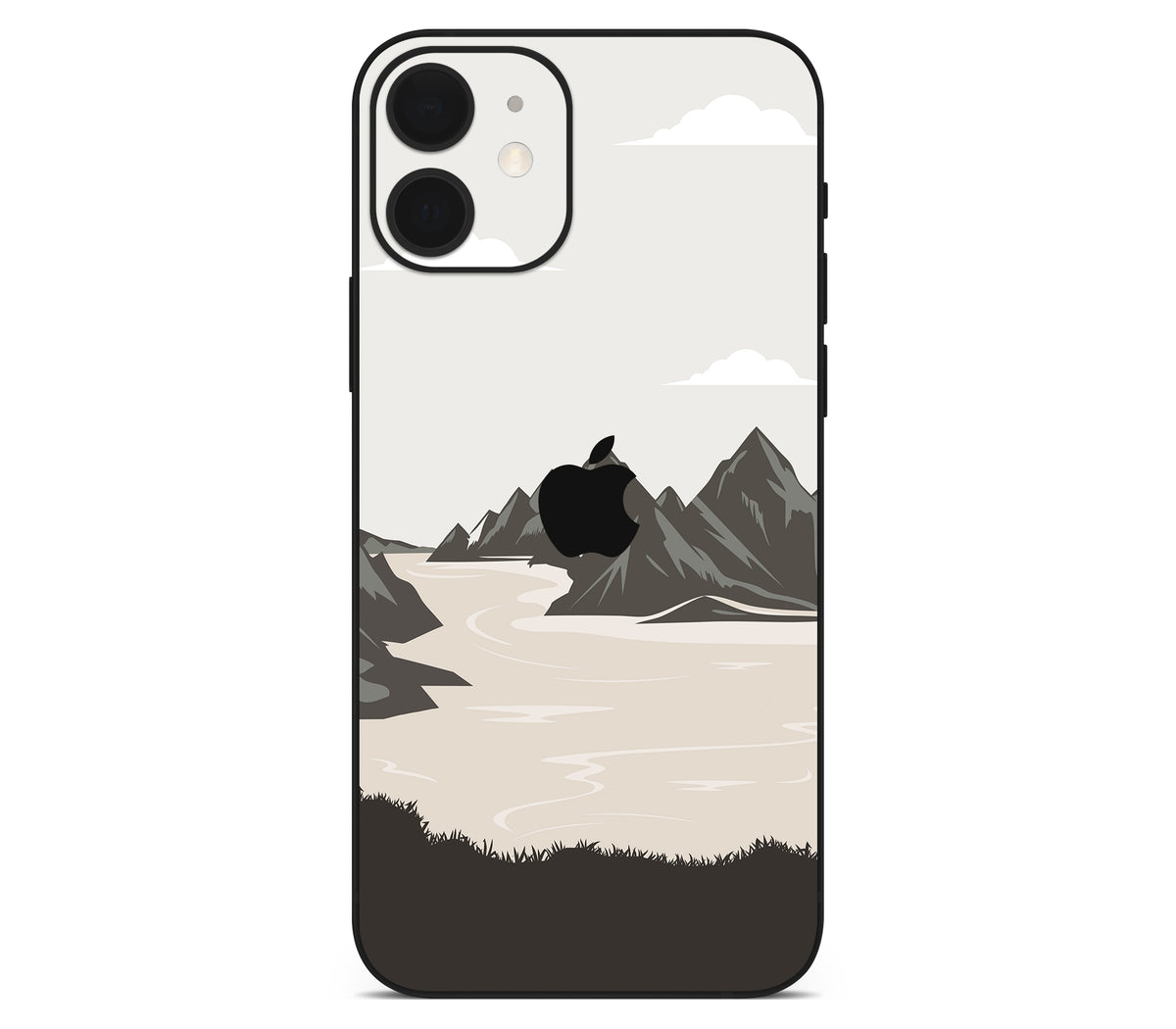 iPhone 12 skin, Dope Valley, back skin with logo cutout