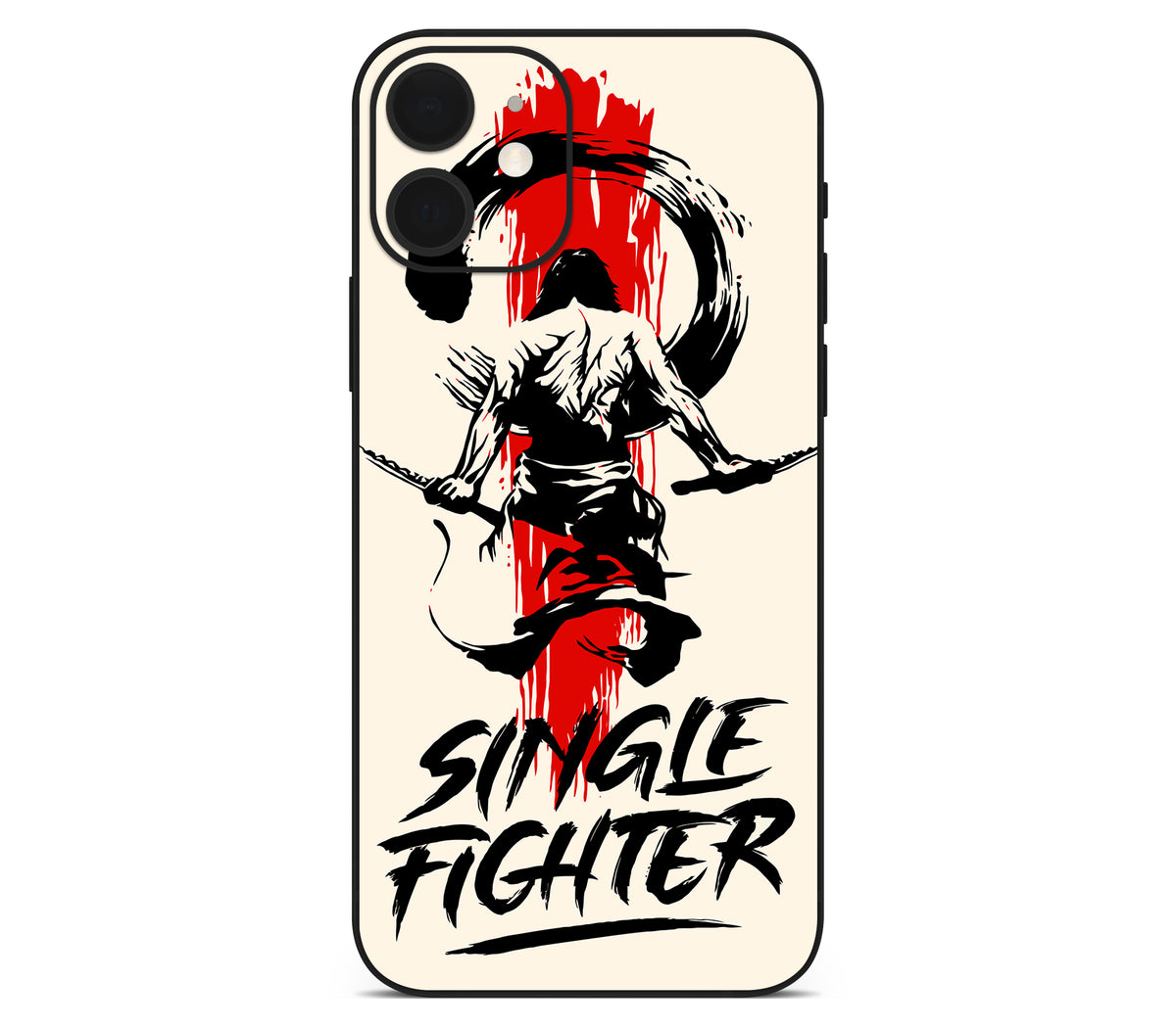 iPhone 12 skin, Samurai, back skin