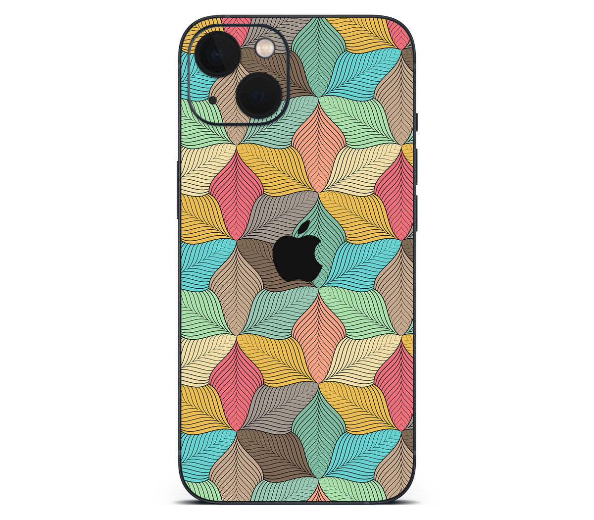 iPhone 13 Mini skin, Blossom, back skin with logo cutout