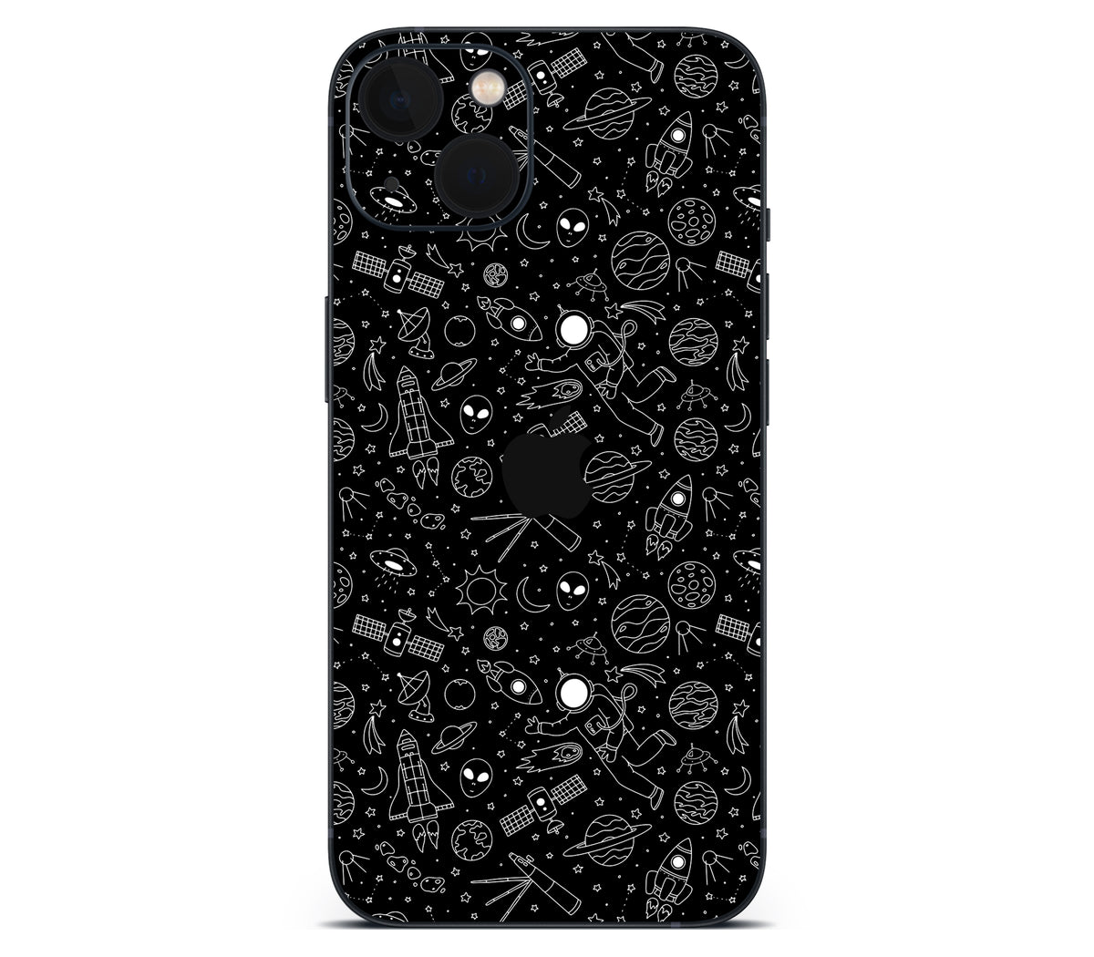 iPhone 13 Mini skin, Cygnus, back skin with logo cutout