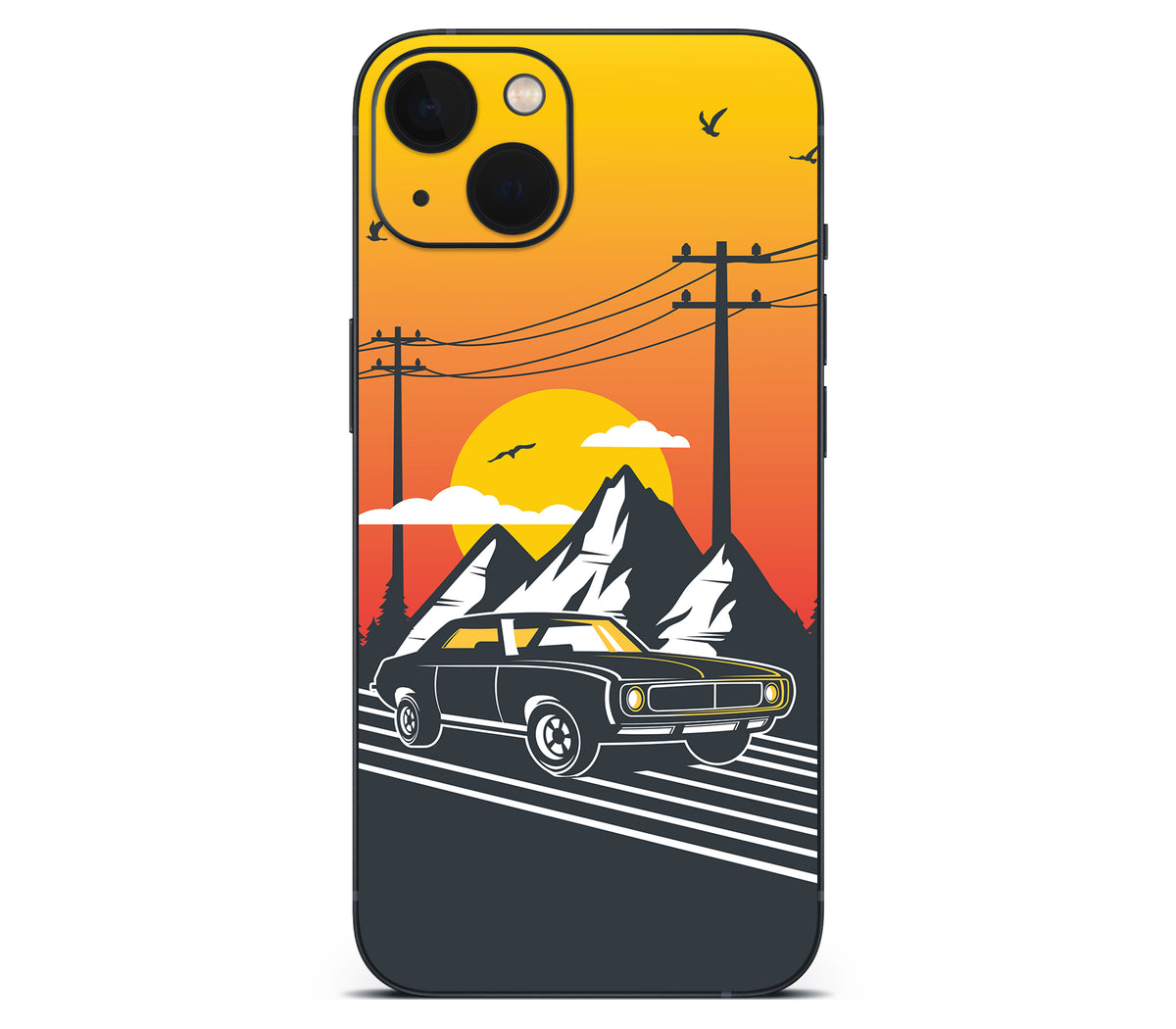 iPhone 13 Mini skin, Last Ride, back skin