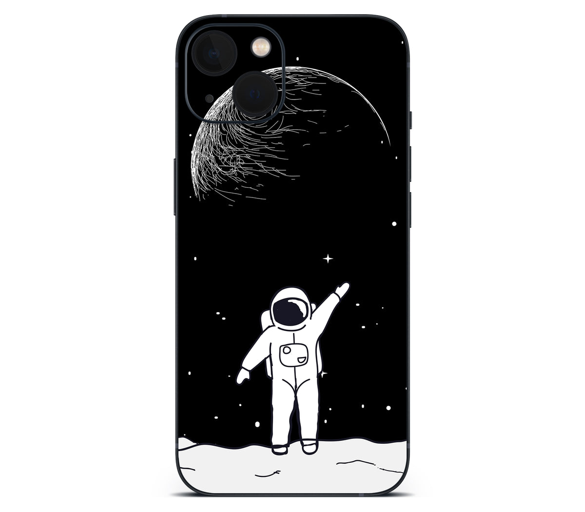 iPhone 13 Mini skin, Moonwave, back skin