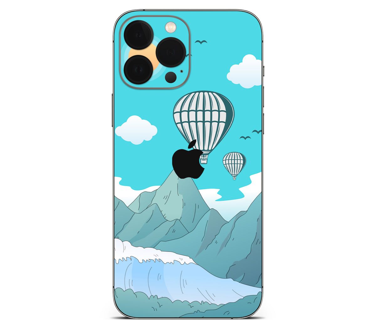 iPhone 13 Pro skin, Altitude Error, back skin with logo cutout