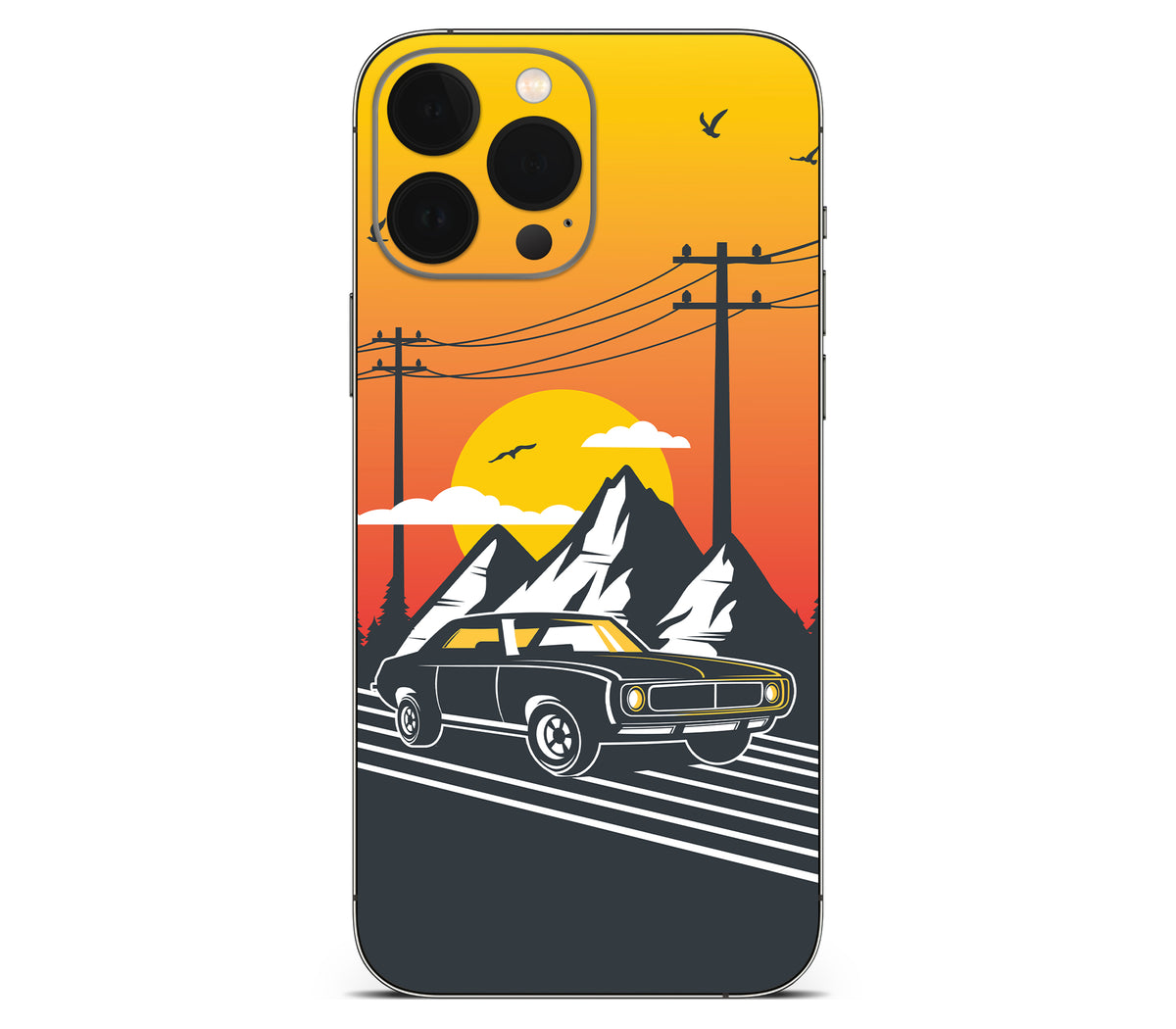 iPhone 13 Pro skin, Last Ride, back skin