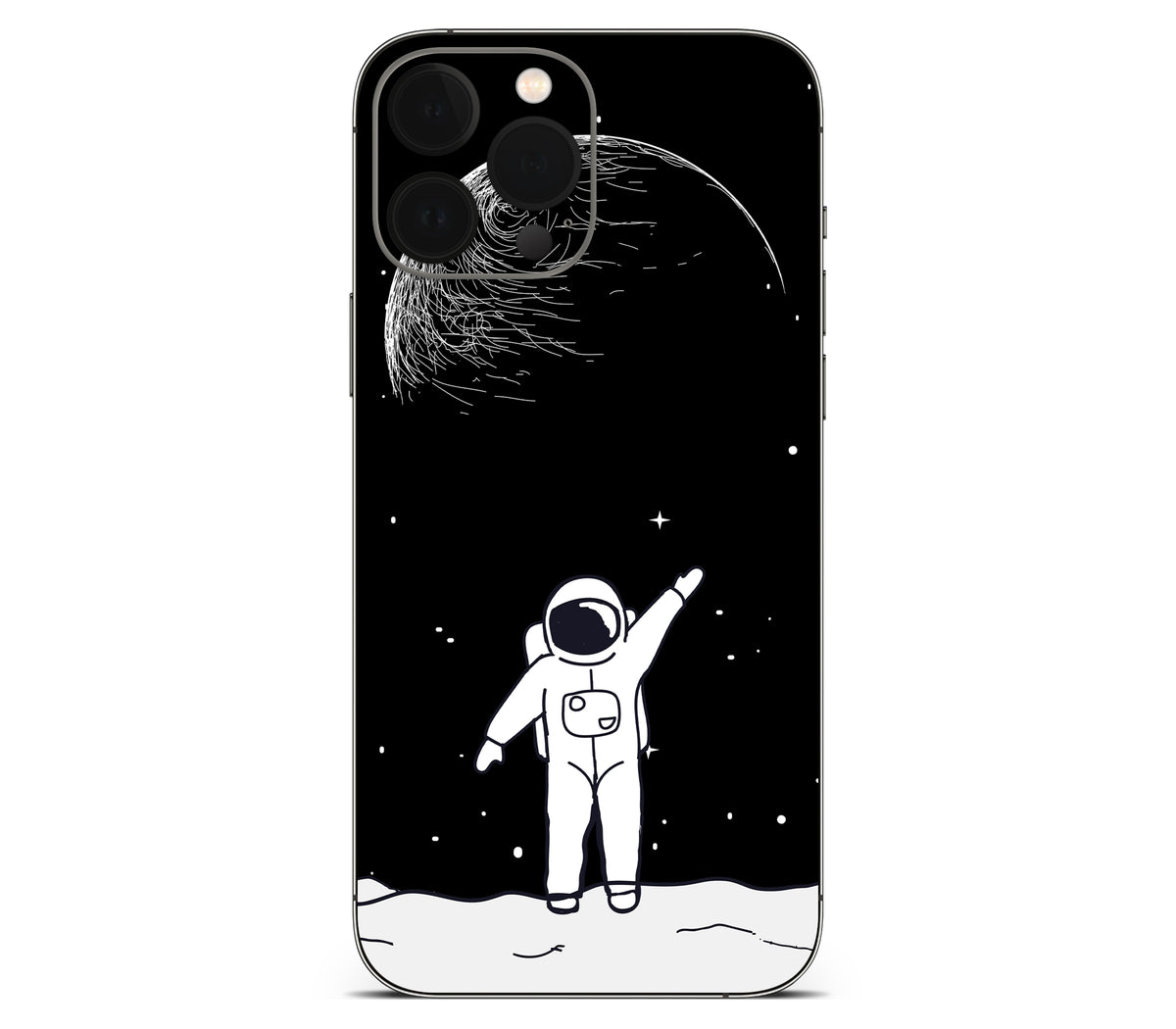 iPhone 13 Pro skin, Moonwave, back skin