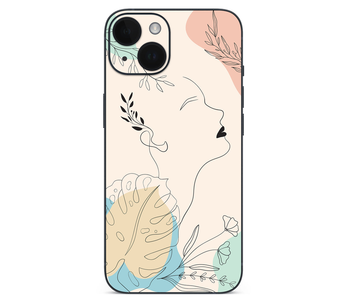 iPhone 14 skin, Bliss, back skin