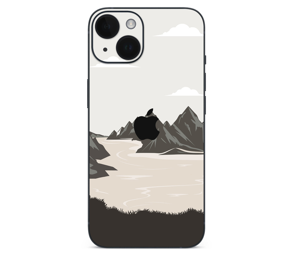iPhone 14 skin, Dope Valley, back skin with logo cutout