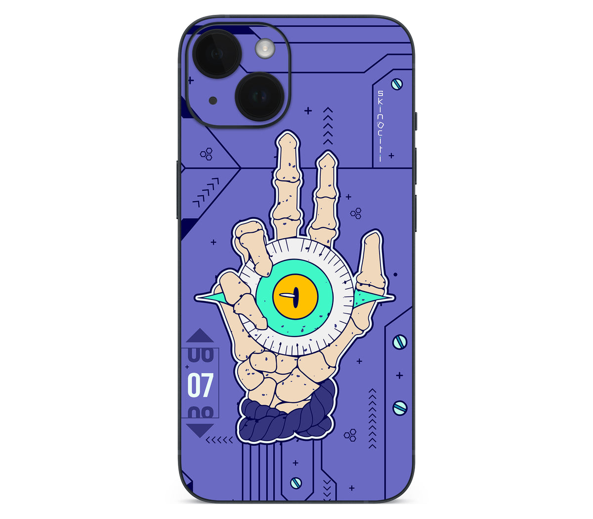 iPhone 14 skin, Hypnotic, back skin