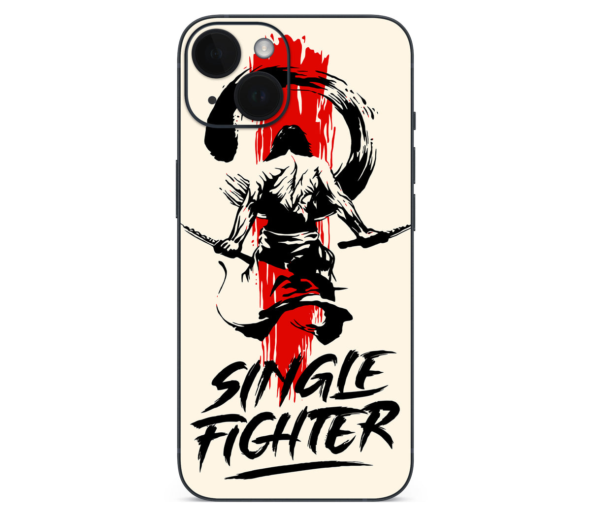 iPhone 14 skin, Samurai, back skin