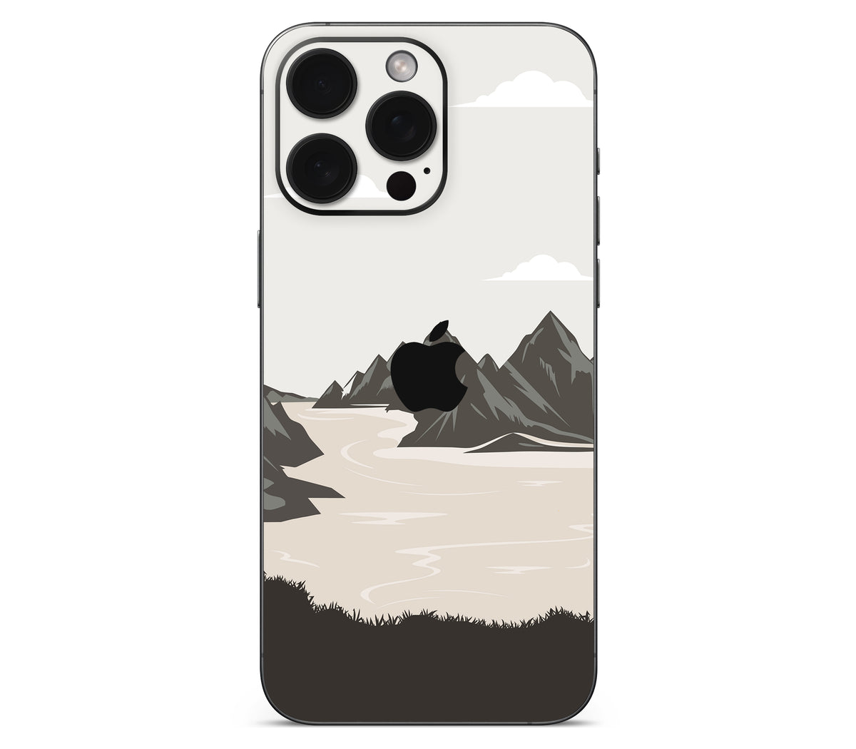 iPhone 15 Pro skin, Dope Valley, back skin with logo cutout