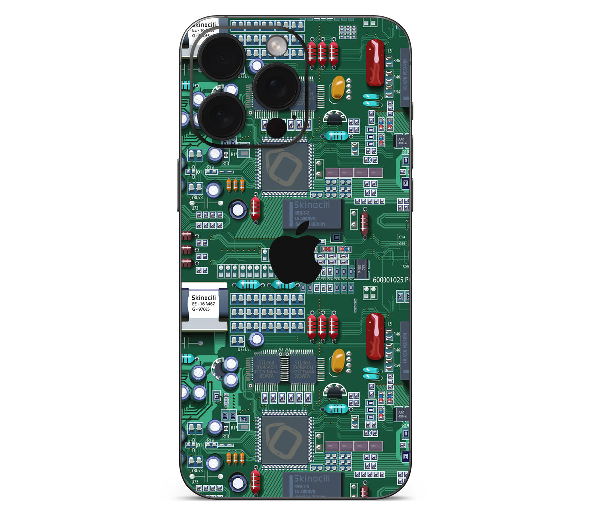 iPhone 15 Pro skin, Terminal, back skin with logo cutout