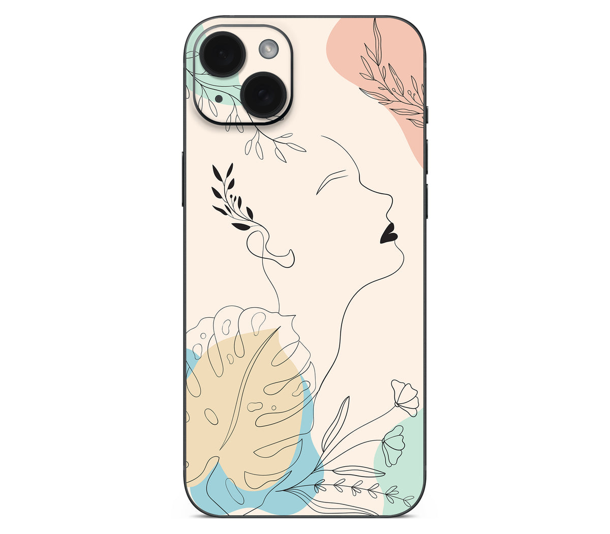 iPhone 15 skin, Bliss, back skin