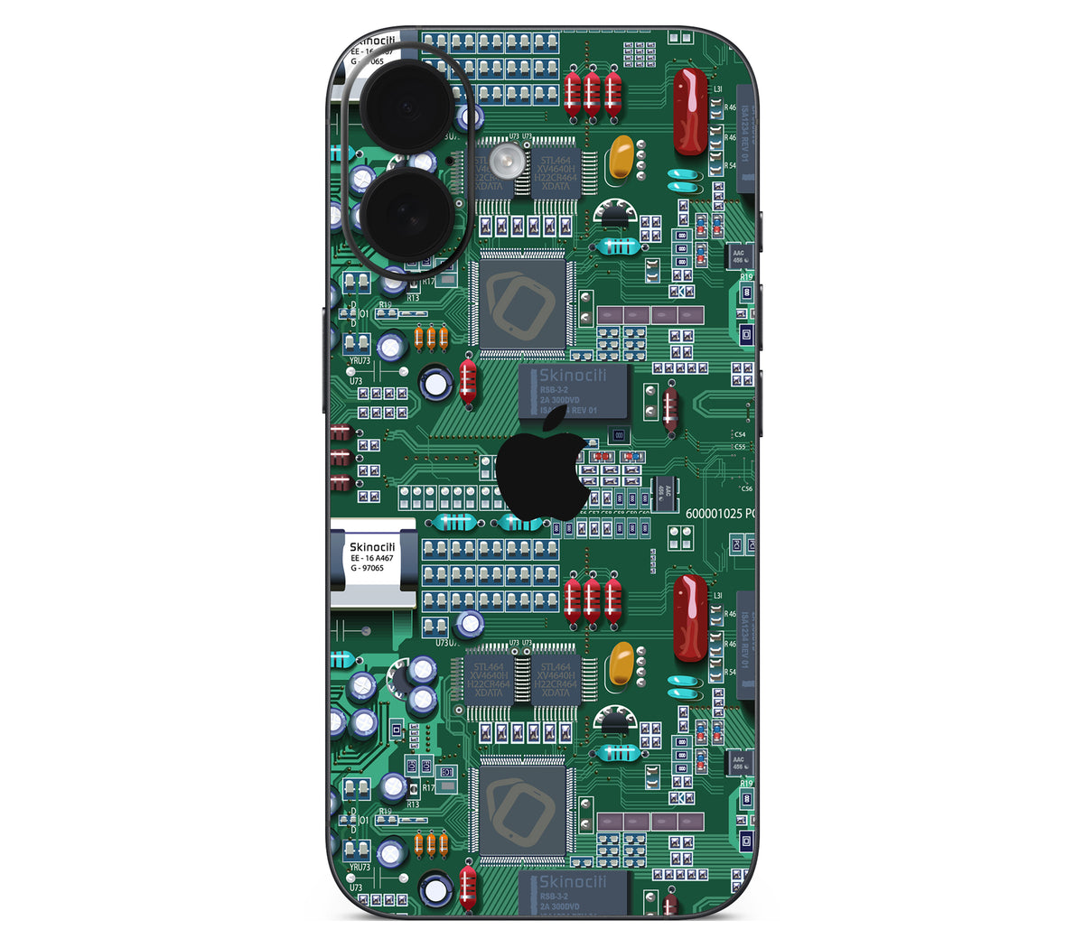 iPhone 16 Plus skin, Terminal, back skin with logo cutout