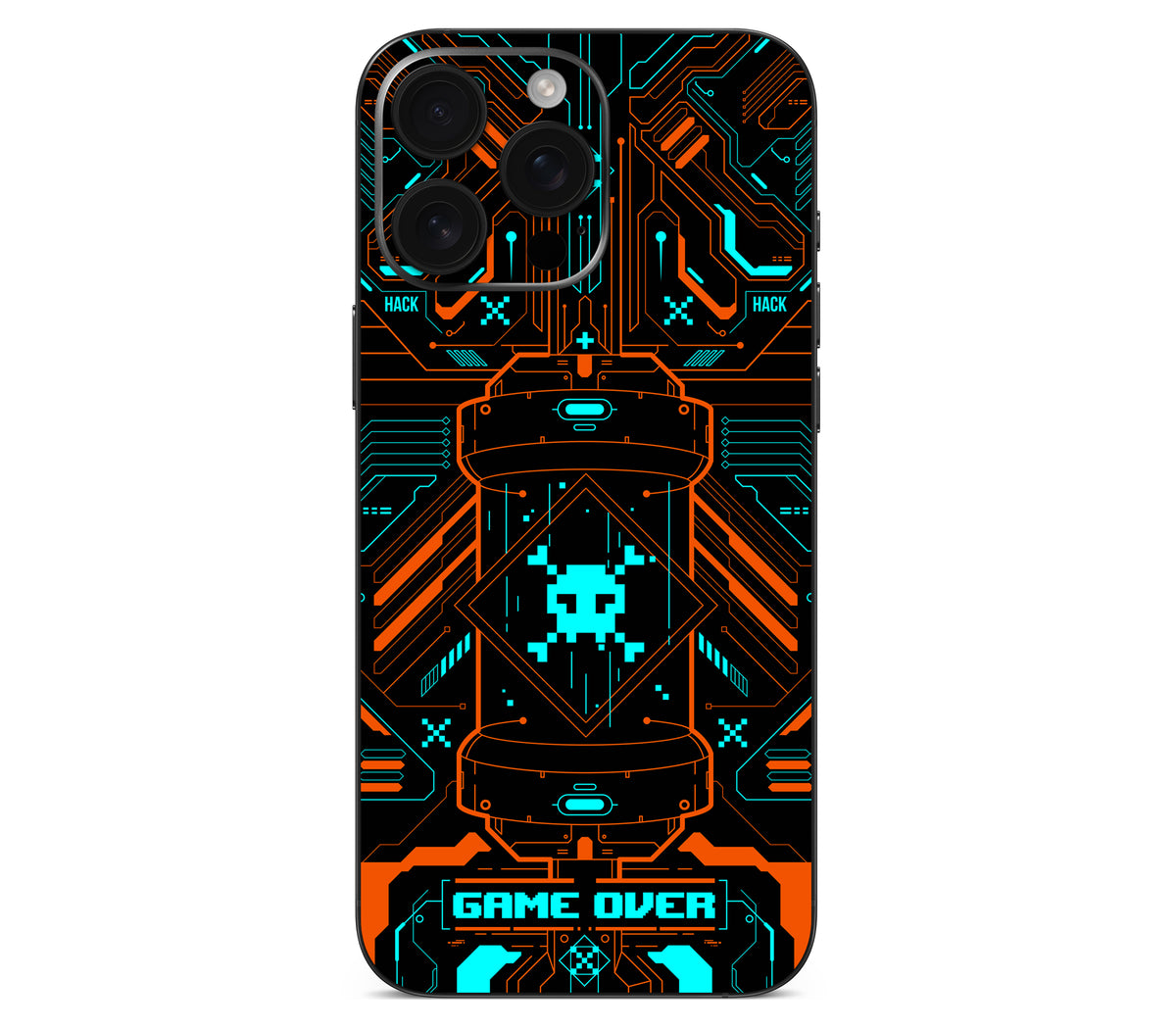 iPhone 16 Pro skin, Fatal Error, back skin